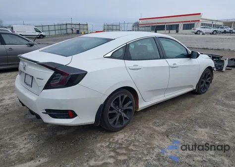 2021 Honda Civic Sport из США, поврежденный, VIN 2HGFC2F87MH522041